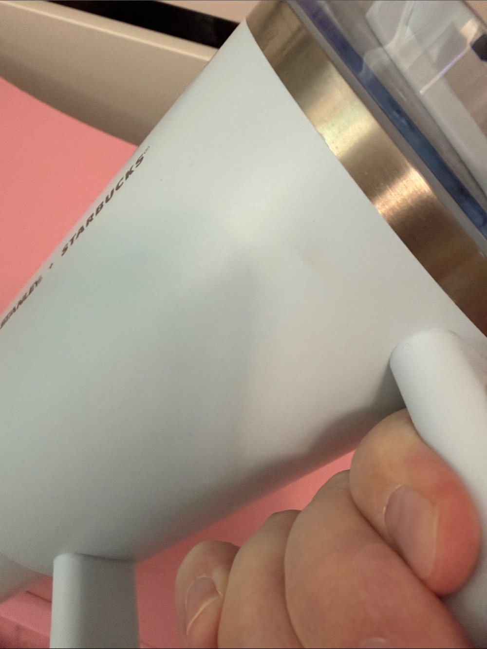Stanley lLight BlueTravel Mug with Handle (Starbucks Collaboration) - Picture 5 of 5